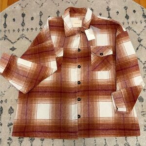 THREAD & SUPPLY Plaid Shacket